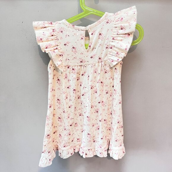 Ditzy Floral Ruffled Sleeveless Dress By Jamie Kay Size 2Y - Picture 4 of 4